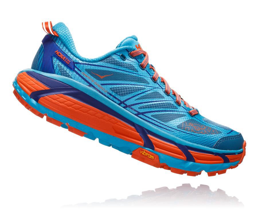 Tenis Trail Hoka One One Feminino Azuis - Mafate Speed 2 - 267-VOPEDA